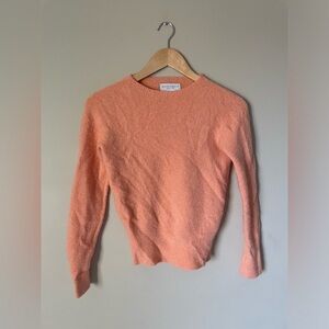 BIANCO&BLU® Italian cashmere blend coral sweater NWOT small